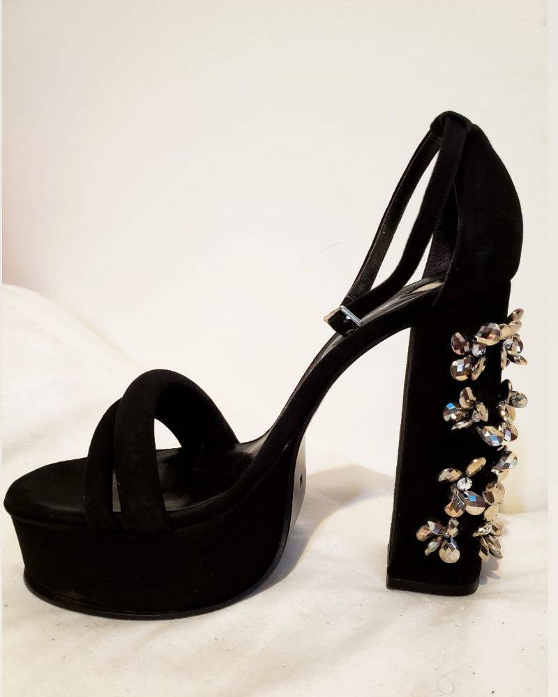 Sandalias Carolina Zapato Sandalias Ricky Sarkany SANDALIA BAR10 NEGRA