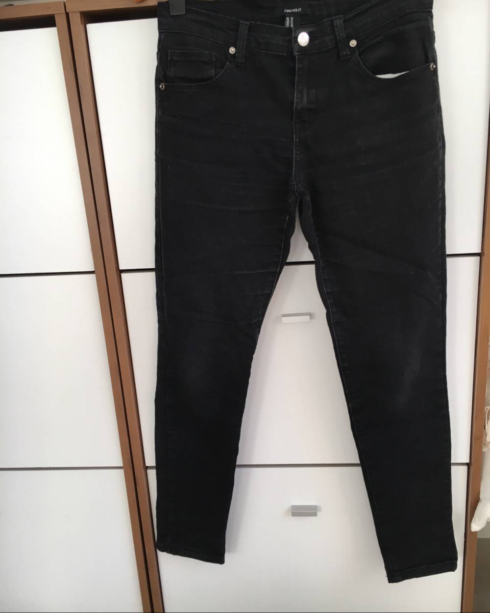 Pantalon Noir Forever 21 - Taille UK 10/28, Neuf Avec Étiquettes, Pour Femme