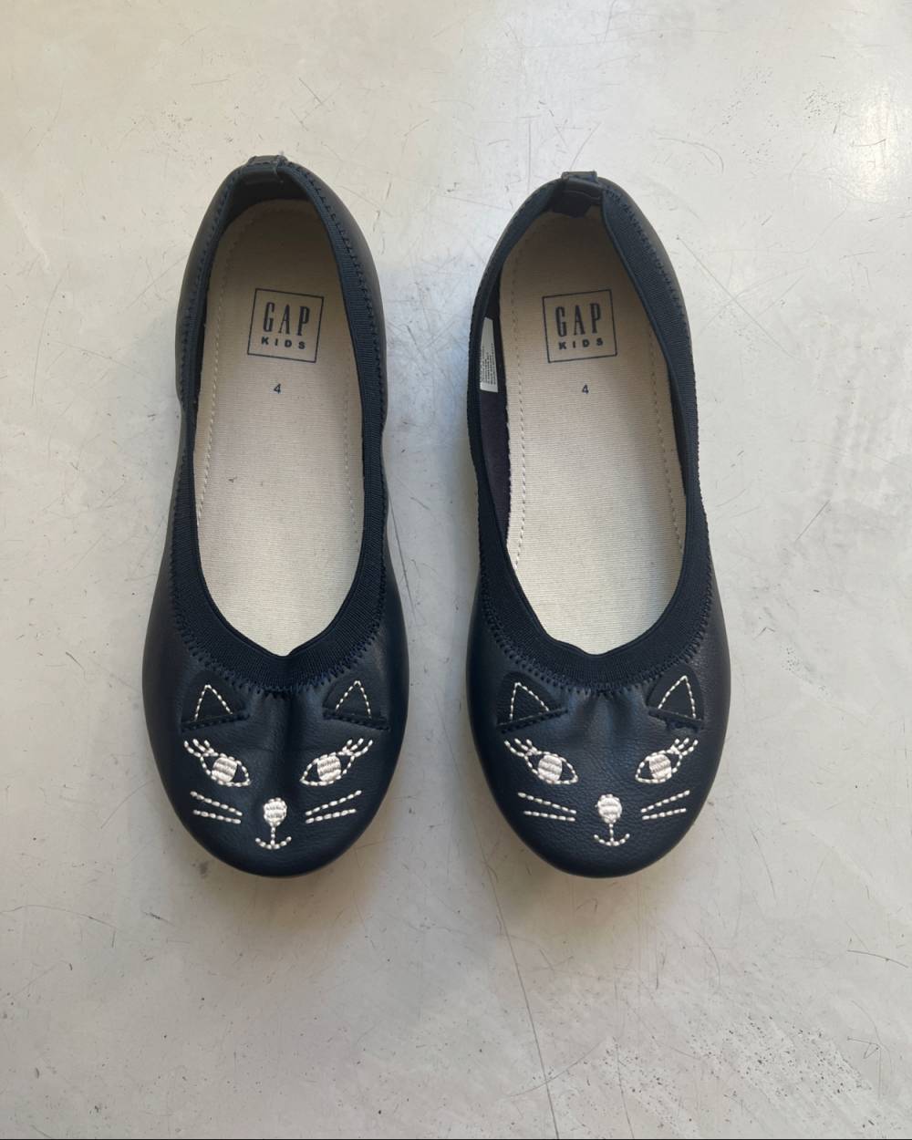 Ballerines Gap - Taille US 6 - Denim Foncé - Occasion - Style Plat Confortable
