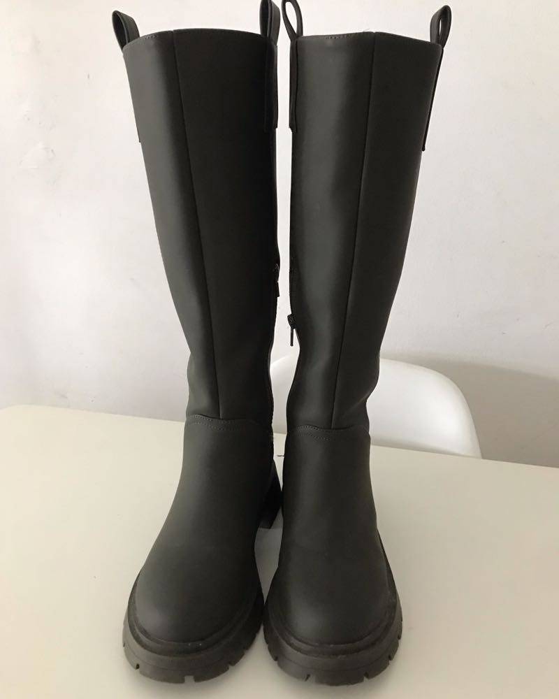 Botas Primark Knee High Mujer Negras En Botas De Agua Primark Knee