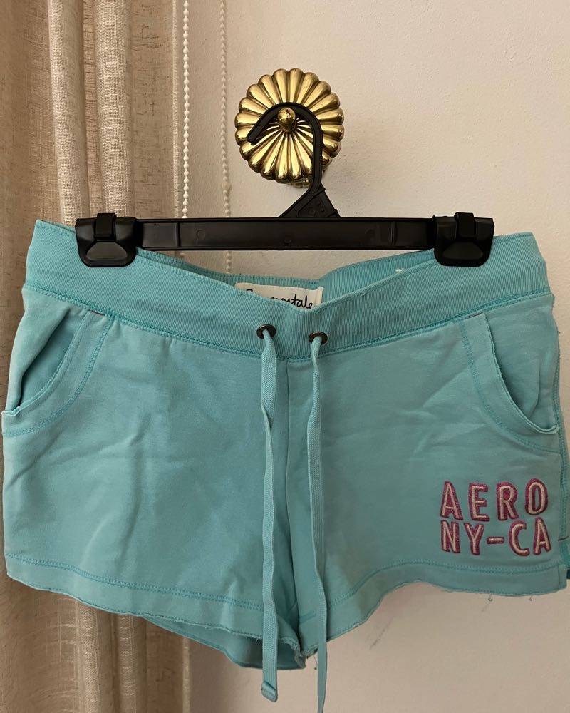 Short En Jean Aéropostale Taille 7/8 - Occasion Très Bon état, Coupe Regular, Parfait Pour L'été